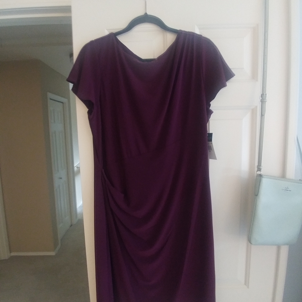 Ralph Lauren flutter sleeve dress Sz 16